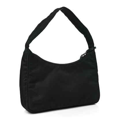 Prada Tessuto Nylon Mini Re-Edition 2000 Bag Black 3 of 13