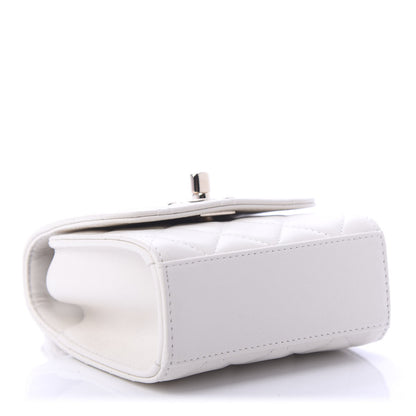 Chanel Lambskin Quilted Mini Trendy CC Chain Wallet White 4 of 10