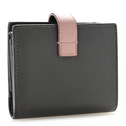 Celine Grained Calfskin Medium Multifunction Strap Wallet Grey Vintage Pink 3 of 11