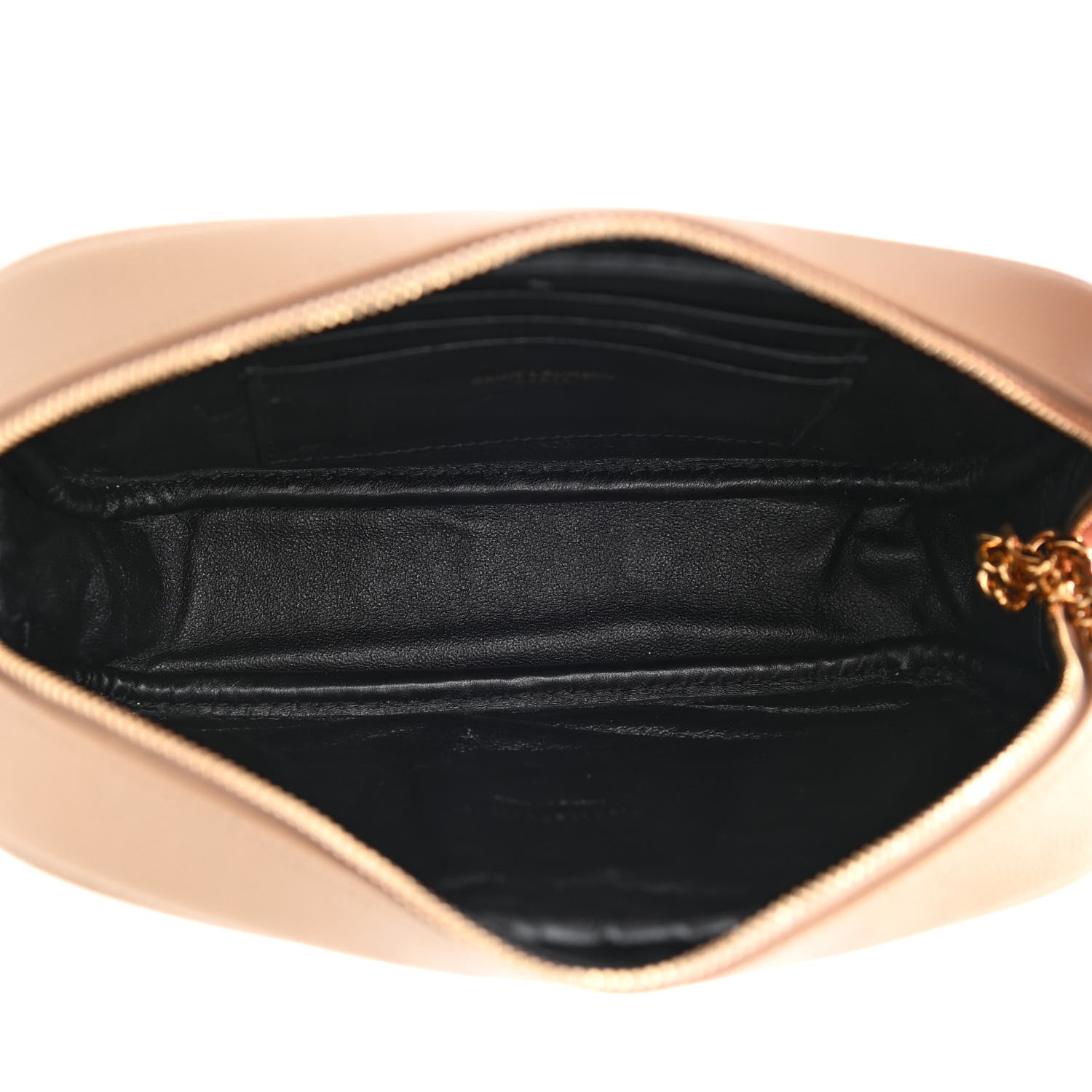 Saint Laurent Grain De Poudre Matelasse Monogram Mini Lou Camera Bag Dark Latte 5 of 10