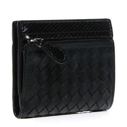 Bottega Veneta Nappa Intrecciato Ayers Trim Bi-Fold Wallet Nero Black 4 of 9