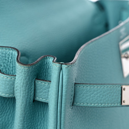 Hermes Togo Kelly Retourne 28 Bleu Atoll 16 of 18