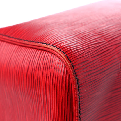 Louis Vuitton Epi Speedy 35 Castillan Red 11 of 22