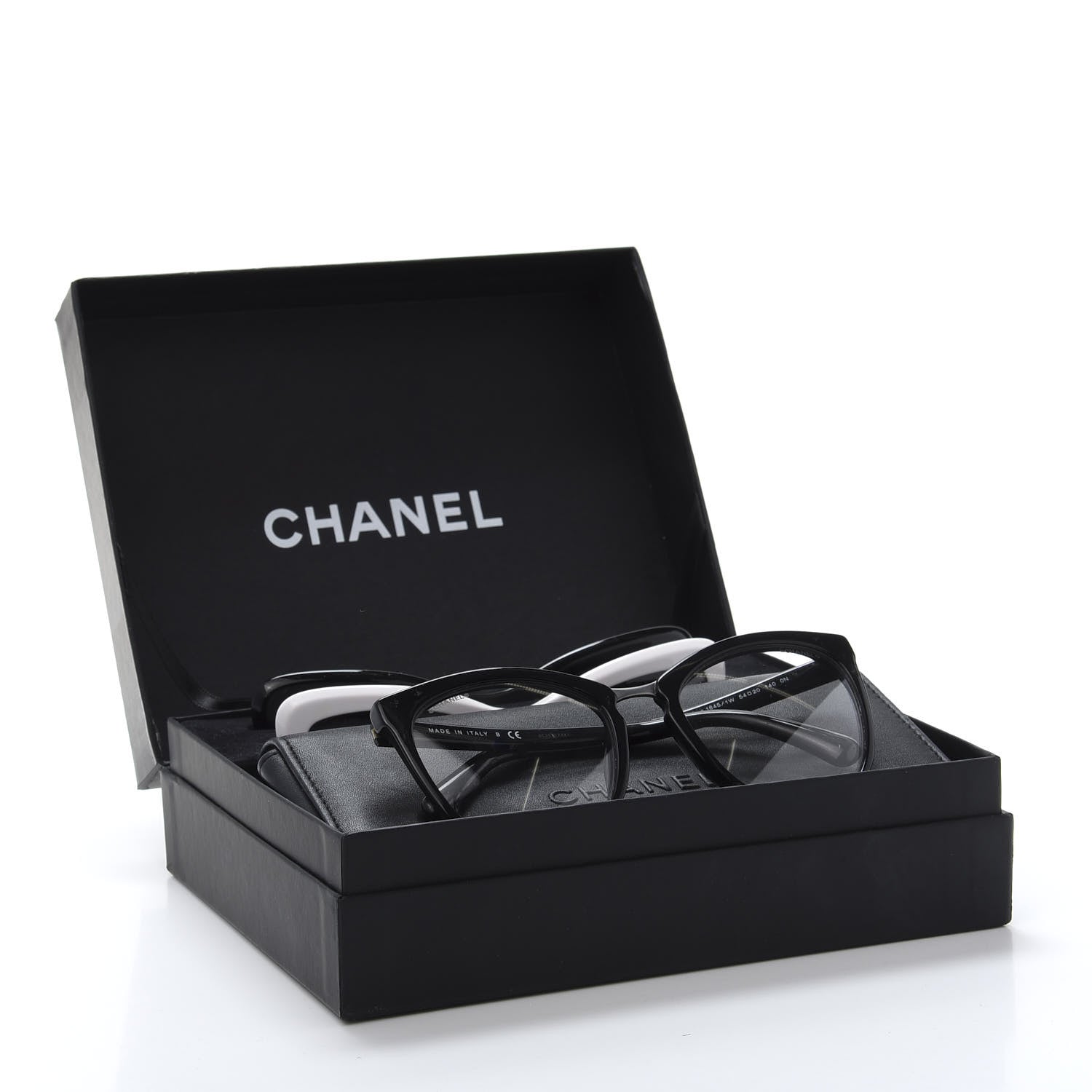 Chanel Acetate CC Clip On Sunglasses Set 5393 Black 11 of 11