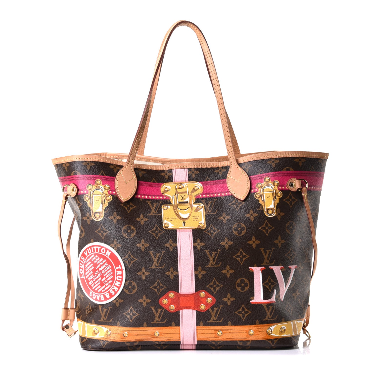 Louis Vuitton Monogram Summer Trunks Neo Neverfull MM 1 of 6