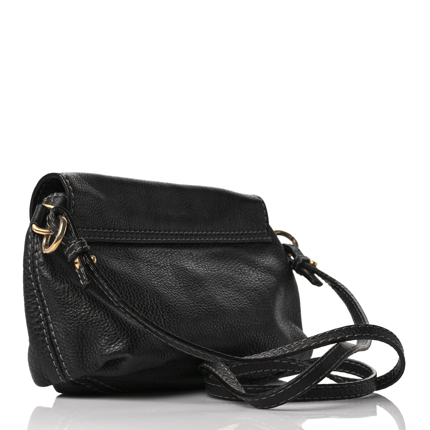 Chloe Calfskin Marcie Pochette Crossbody Bag Black 3 of 8