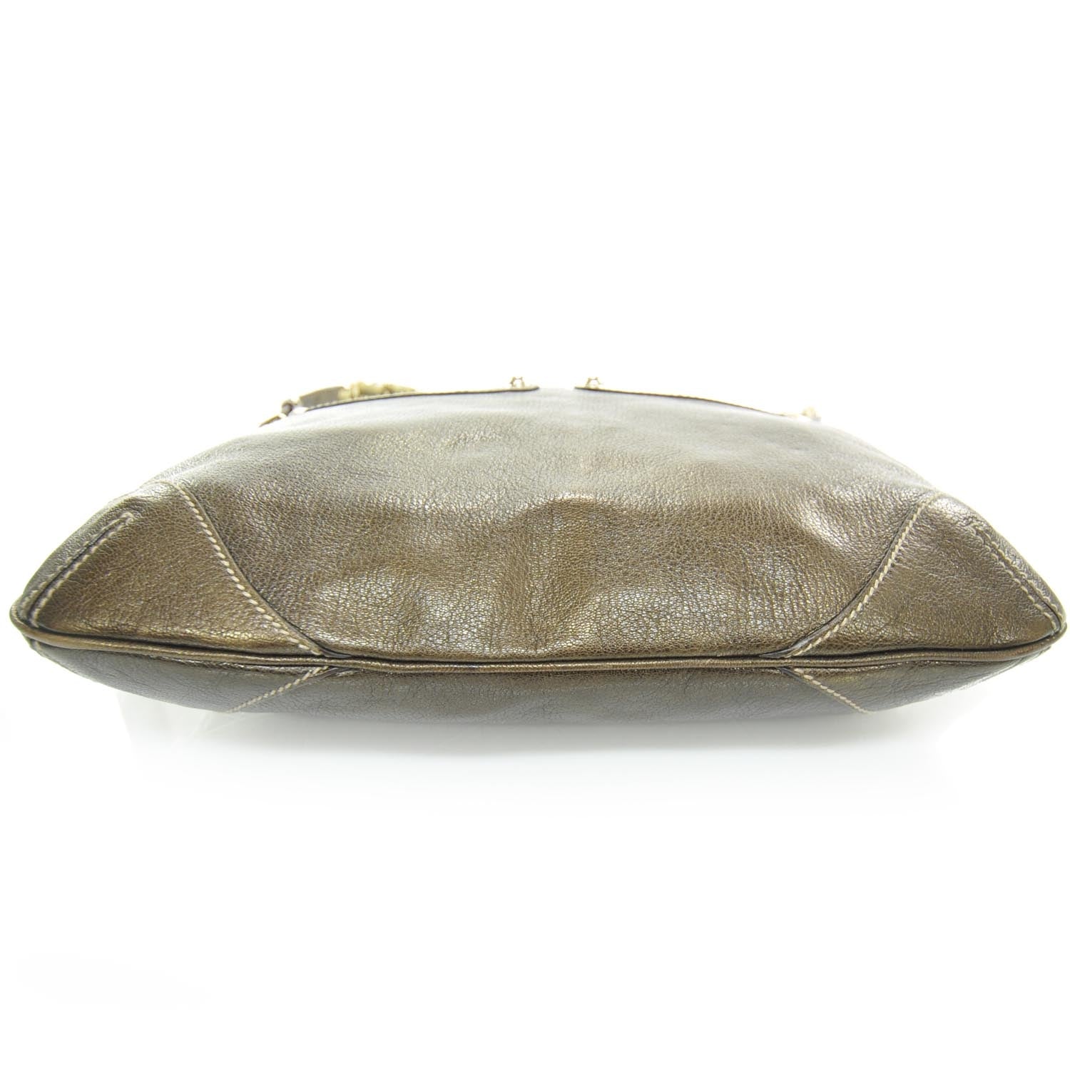 Gucci Leather Capri Chain Bag Bronze 4 of 9