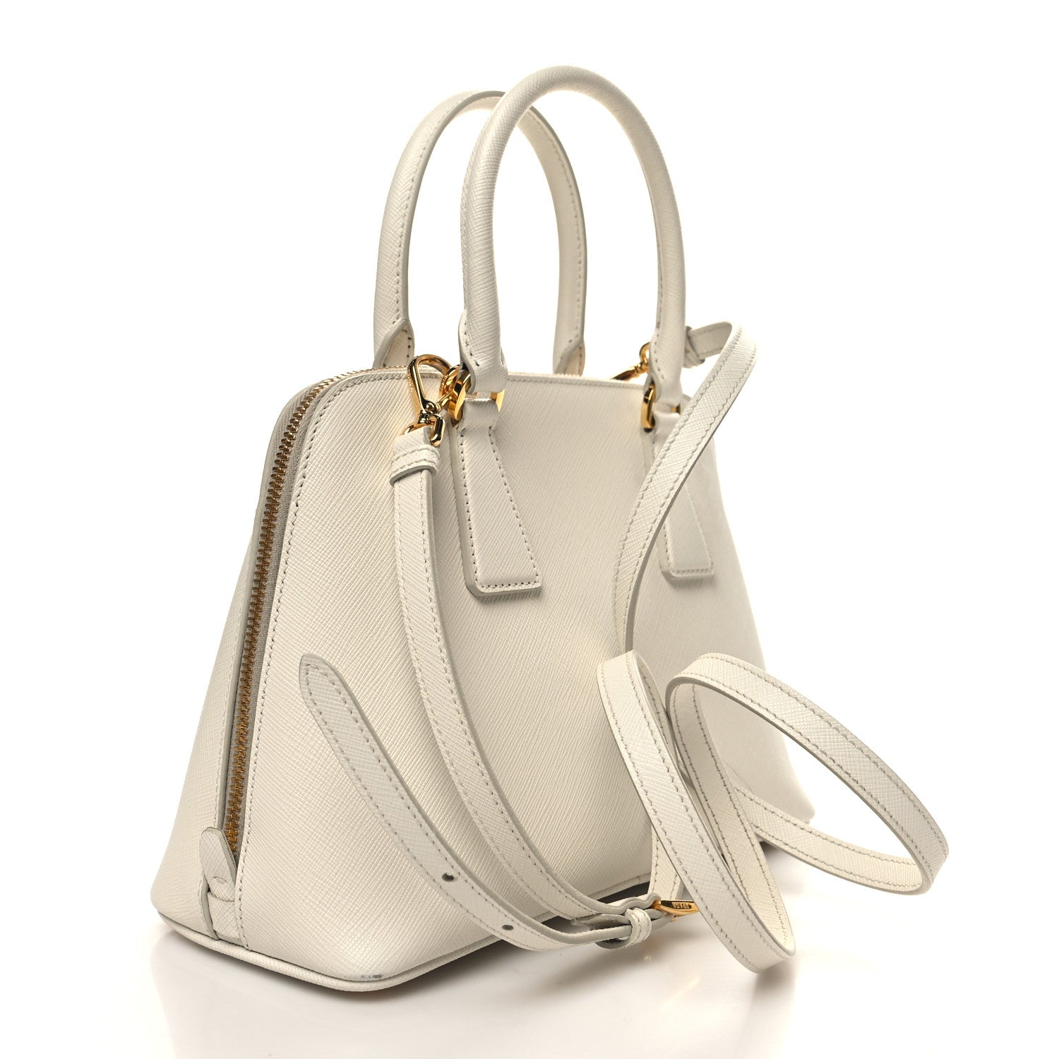 Prada Saffiano Lux Small Promenade Tote Talco 3 of 13