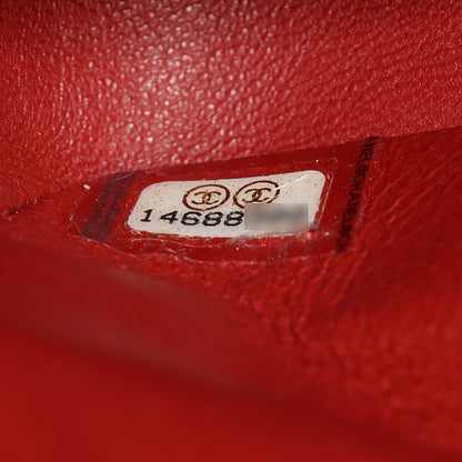 Chanel Caviar Quilted Medium Double Flap Red 8 of 9