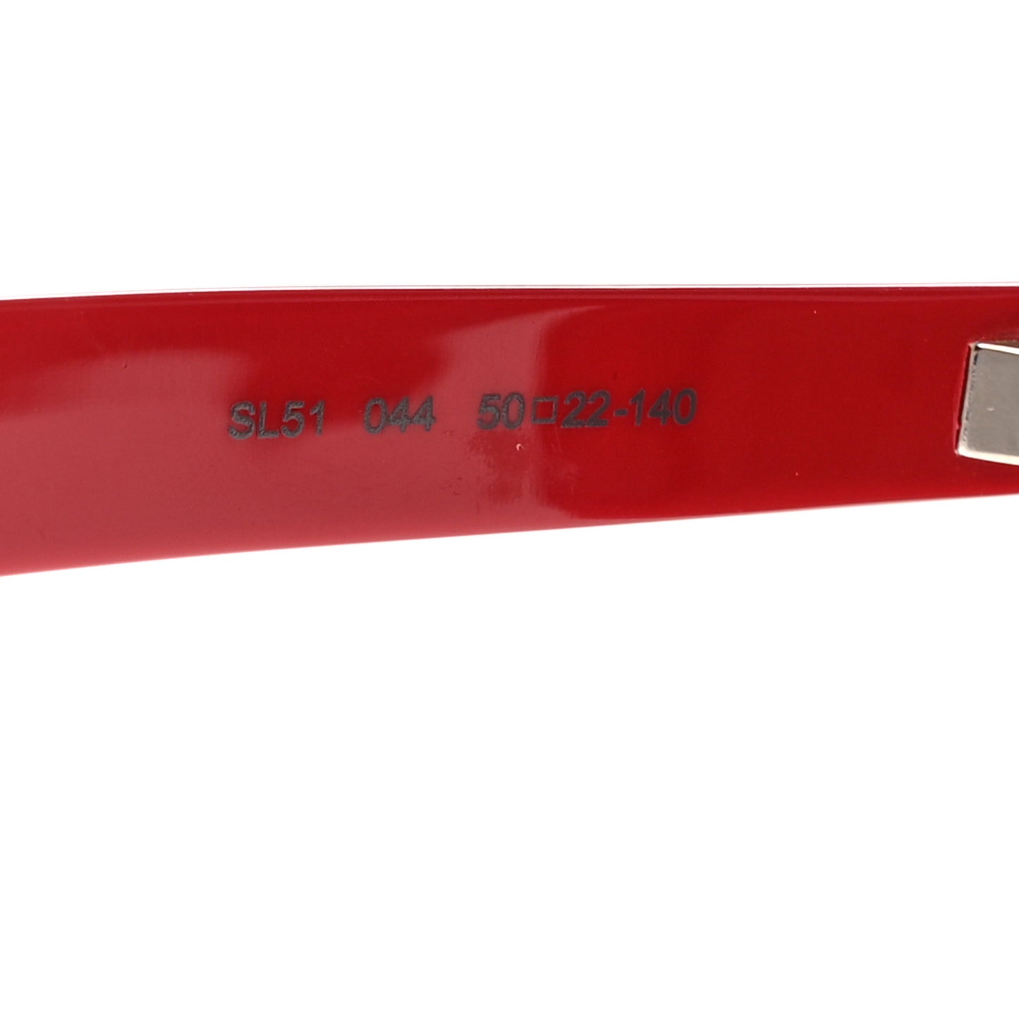 Acetate Square Sunglasses SL 51 Red