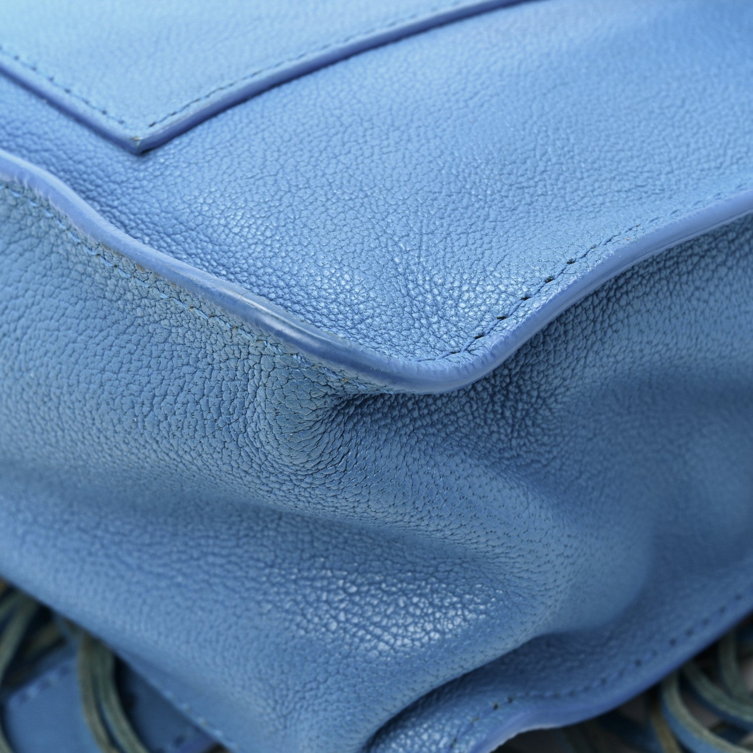 Proenza Schouler Lambskin Fringe PS1 Crossbody Pouch Cobalt Blue 13 of 13