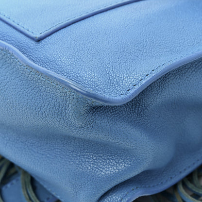 Proenza Schouler Lambskin Fringe PS1 Crossbody Pouch Cobalt Blue 13 of 13