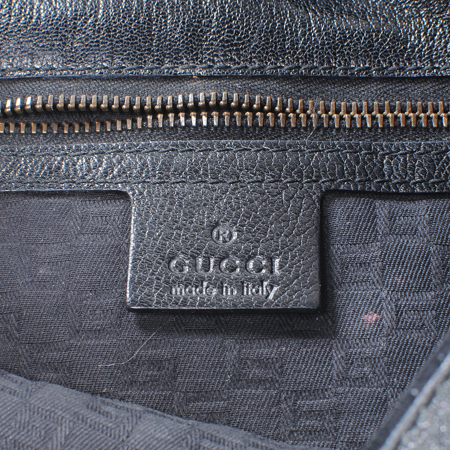 Leather Blondie Medium Flap Black