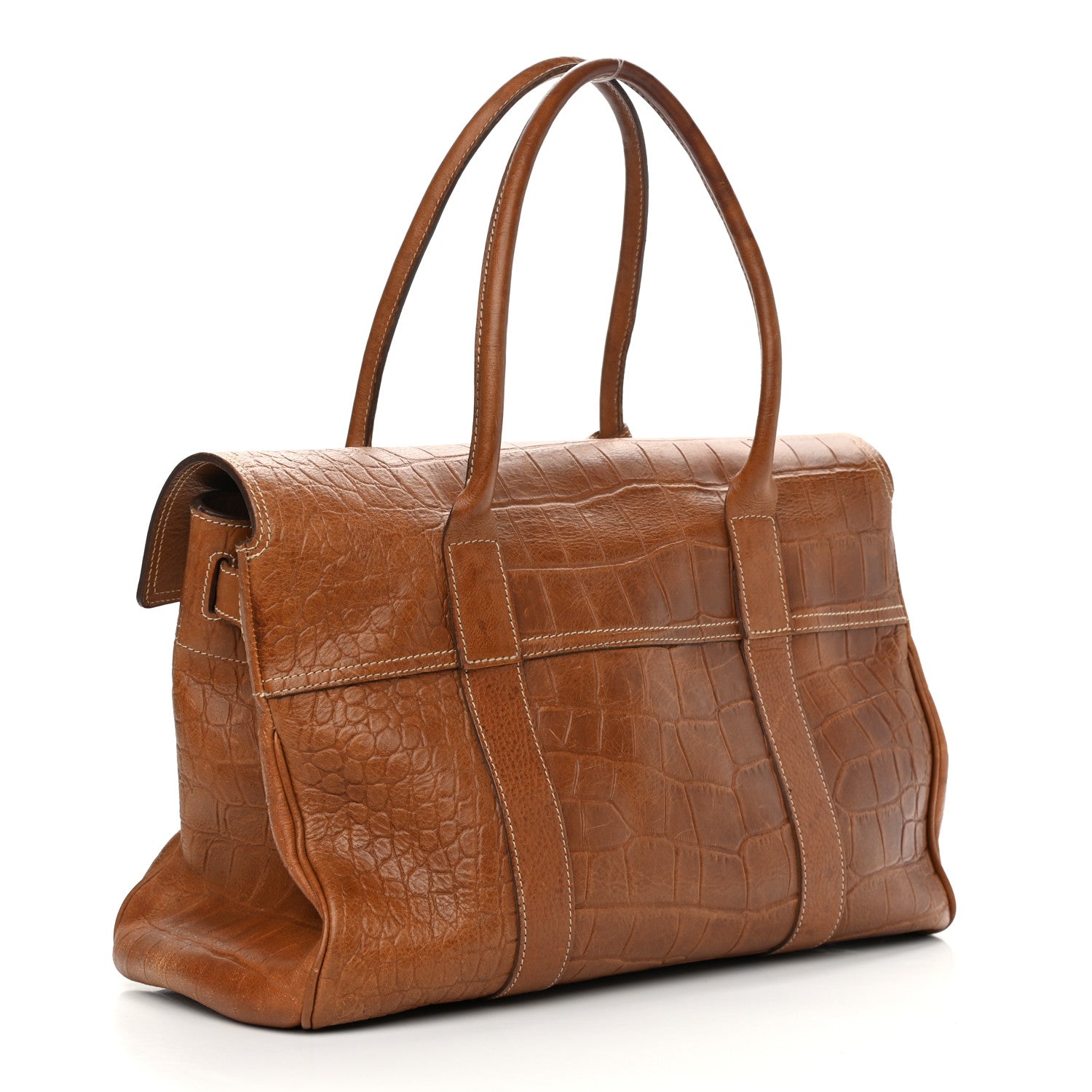 Mulberry Crocodile Embossed Bayswater Oak 2 of 18