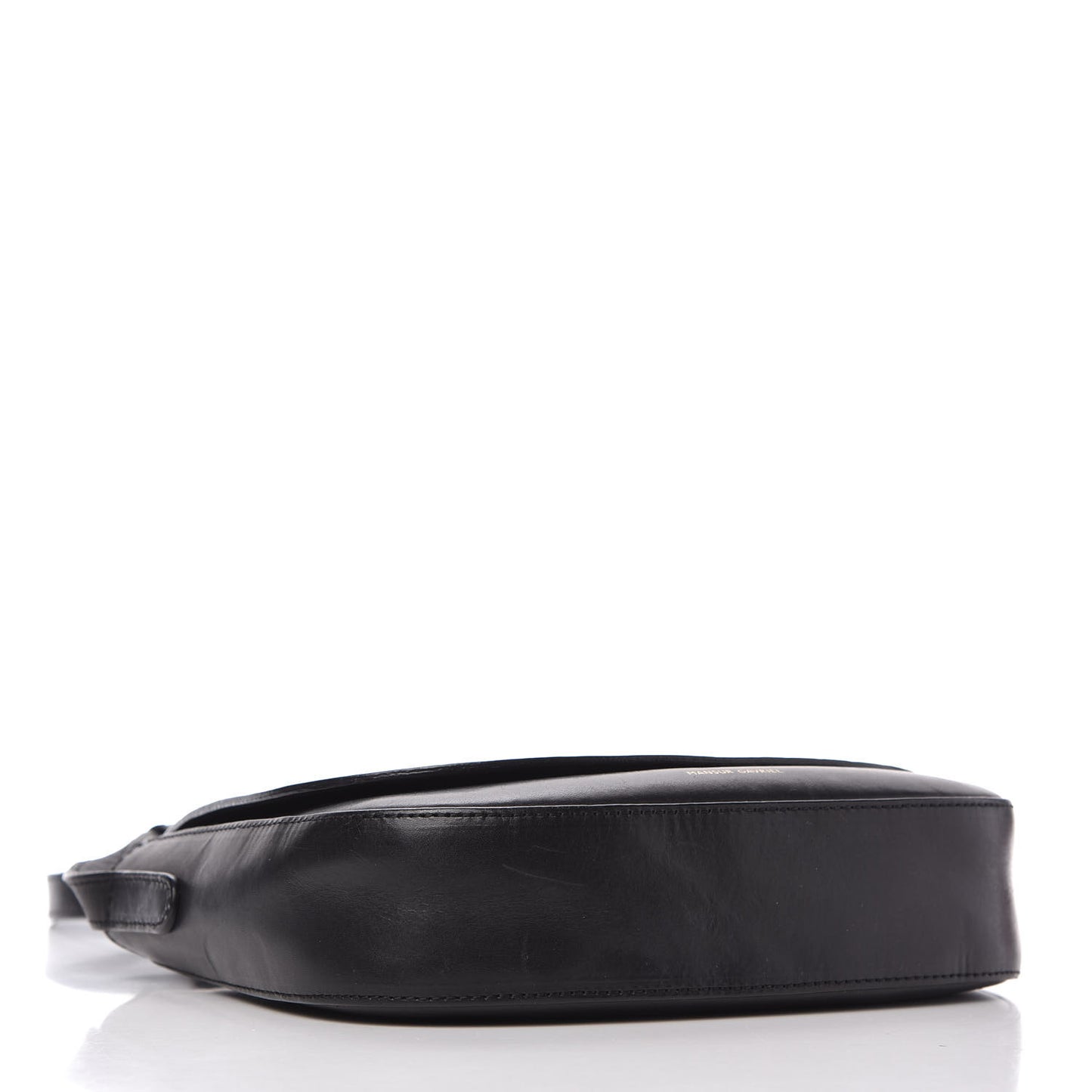 Calfskin Flap Crossbody Bag Black