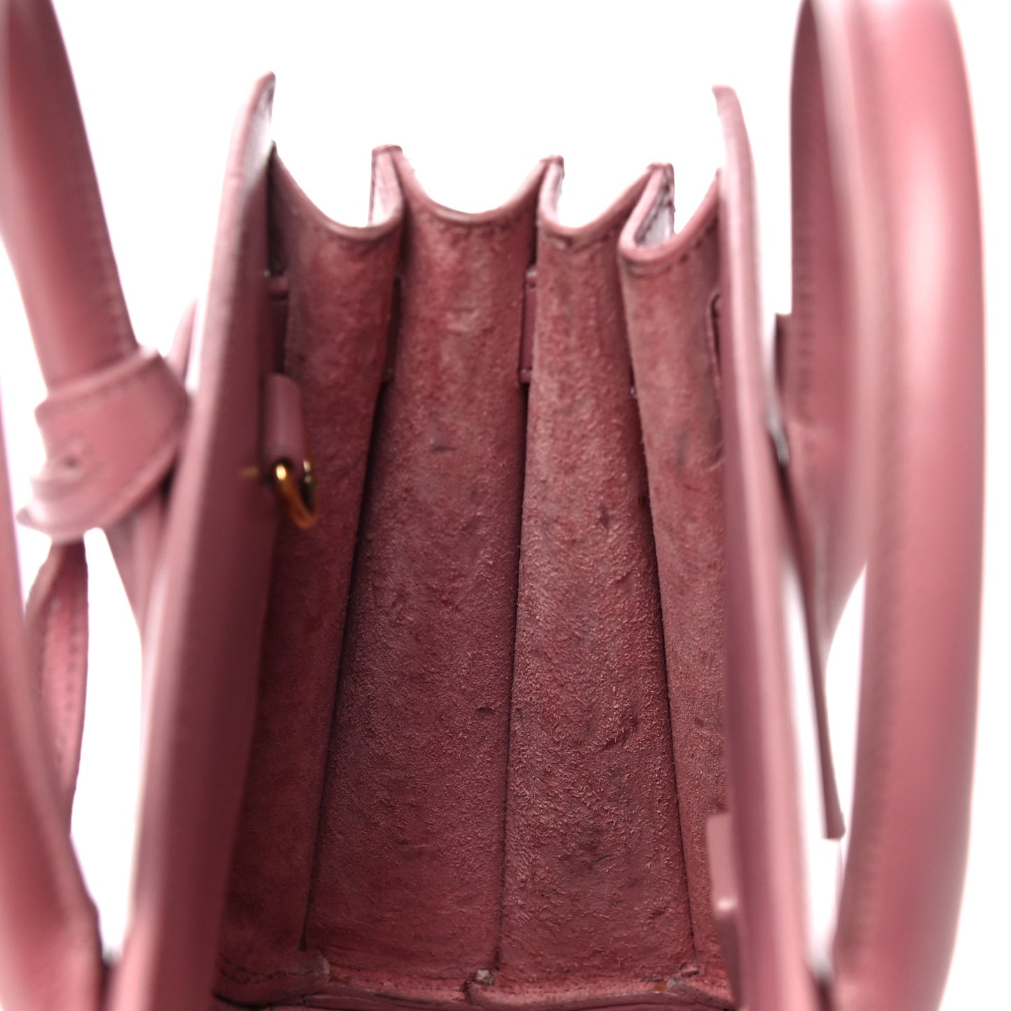 Calfskin Nano Sac De Jour Rose Dark