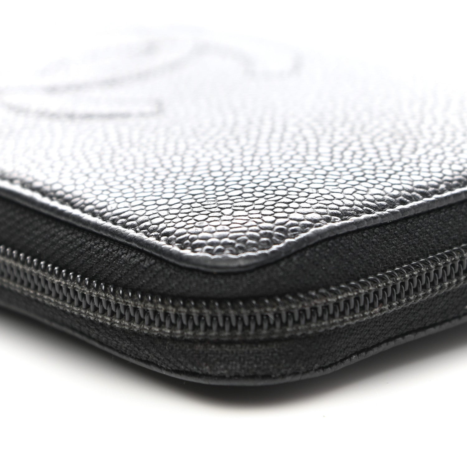 Chanel Caviar Large Timeless CC Zip Around Wallet Black 12 of 12