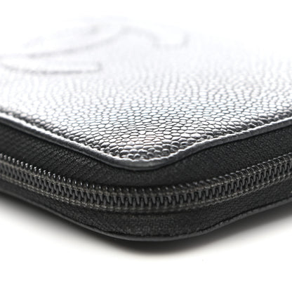 Chanel Caviar Large Timeless CC Zip Around Wallet Black 12 of 12