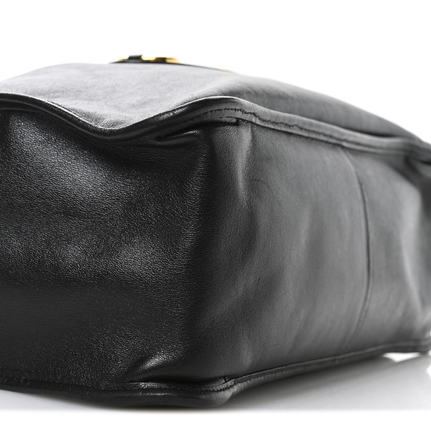 New Sakai Calfskin Lux Horsebit 1955 Tote Bag Black