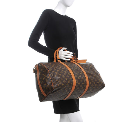 Louis Vuitton Monogram Keepall Bandouliere 50 3 of 14