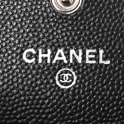 Chanel Caviar Sevruga Card Holder Black 6 of 8