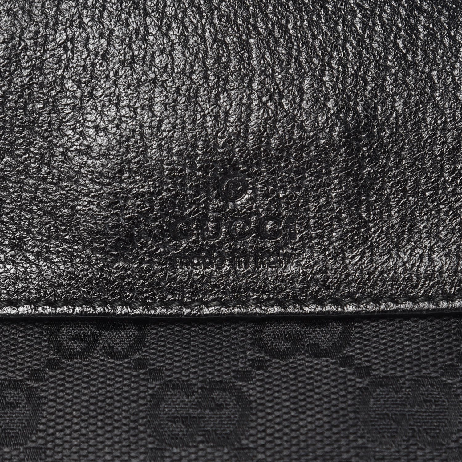 Gucci GG Monogram Double Pocket Belt Bag Black 10 of 12
