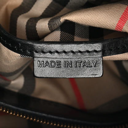 Burberry Calfskin Medium Whipstitch Tote Black 7 of 15