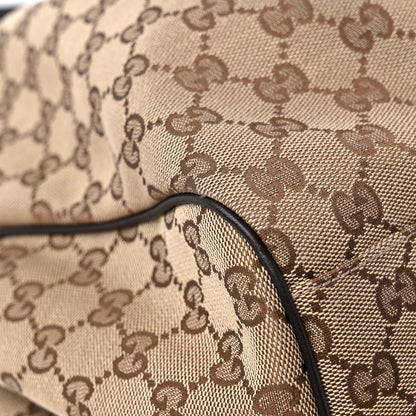 Gucci Monogram Large Sukey Tote Dark Brown 10 of 11