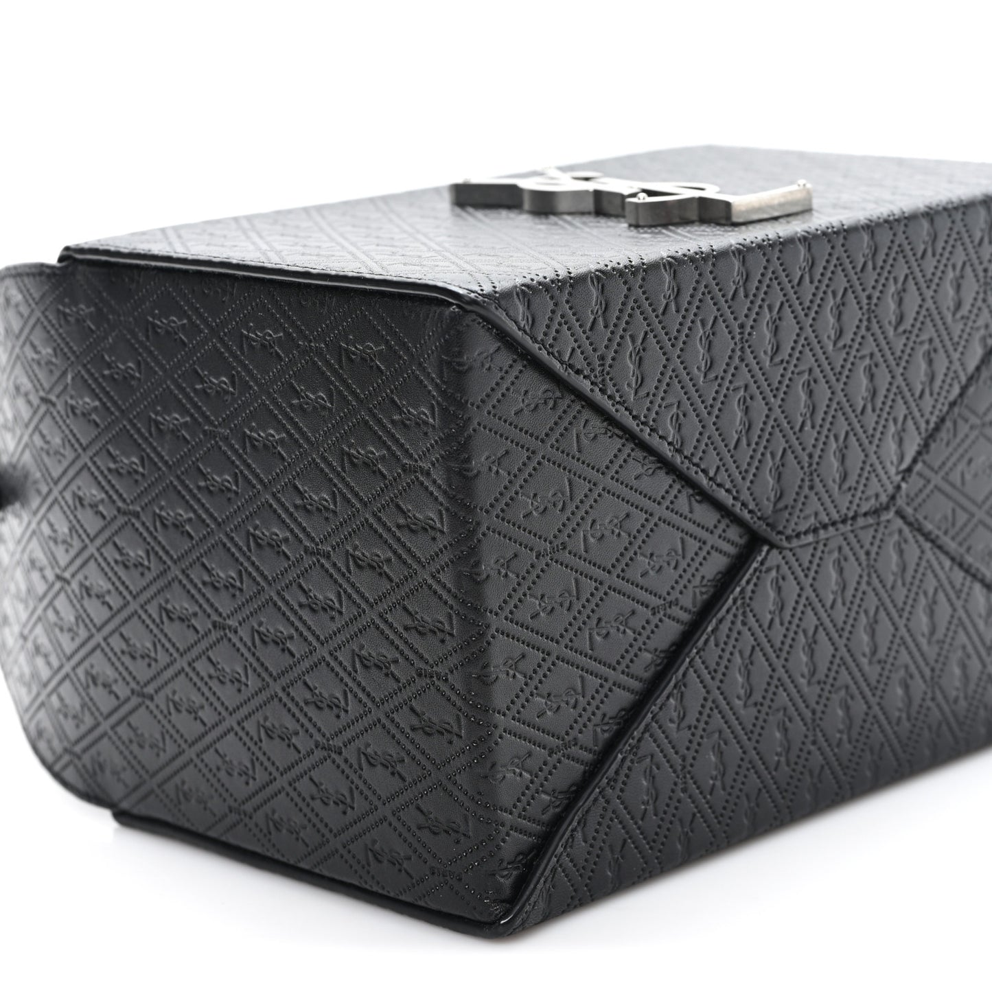 Calfskin Monogram Take Away Box Black