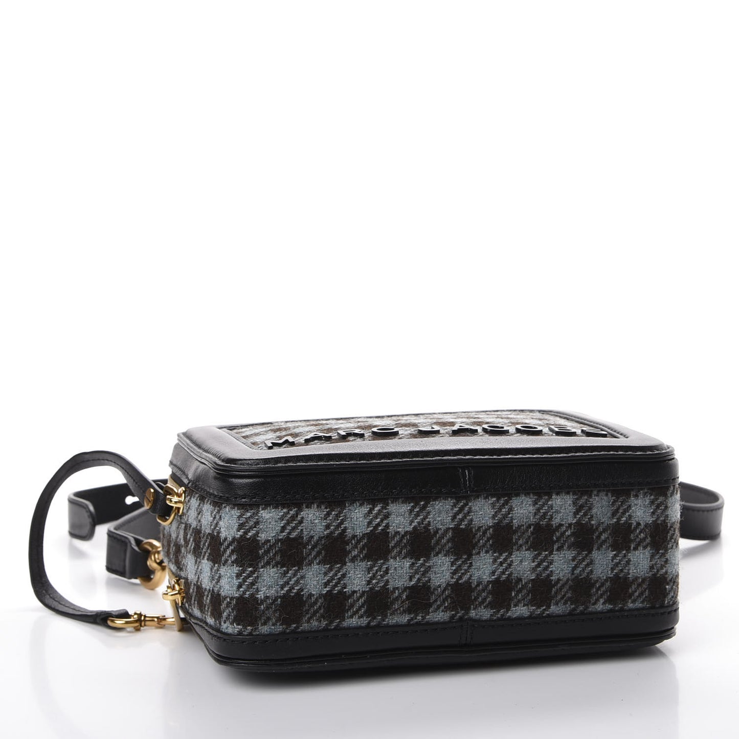 Calfskin Tweed The Box 20 Crossbody Black Multicolor