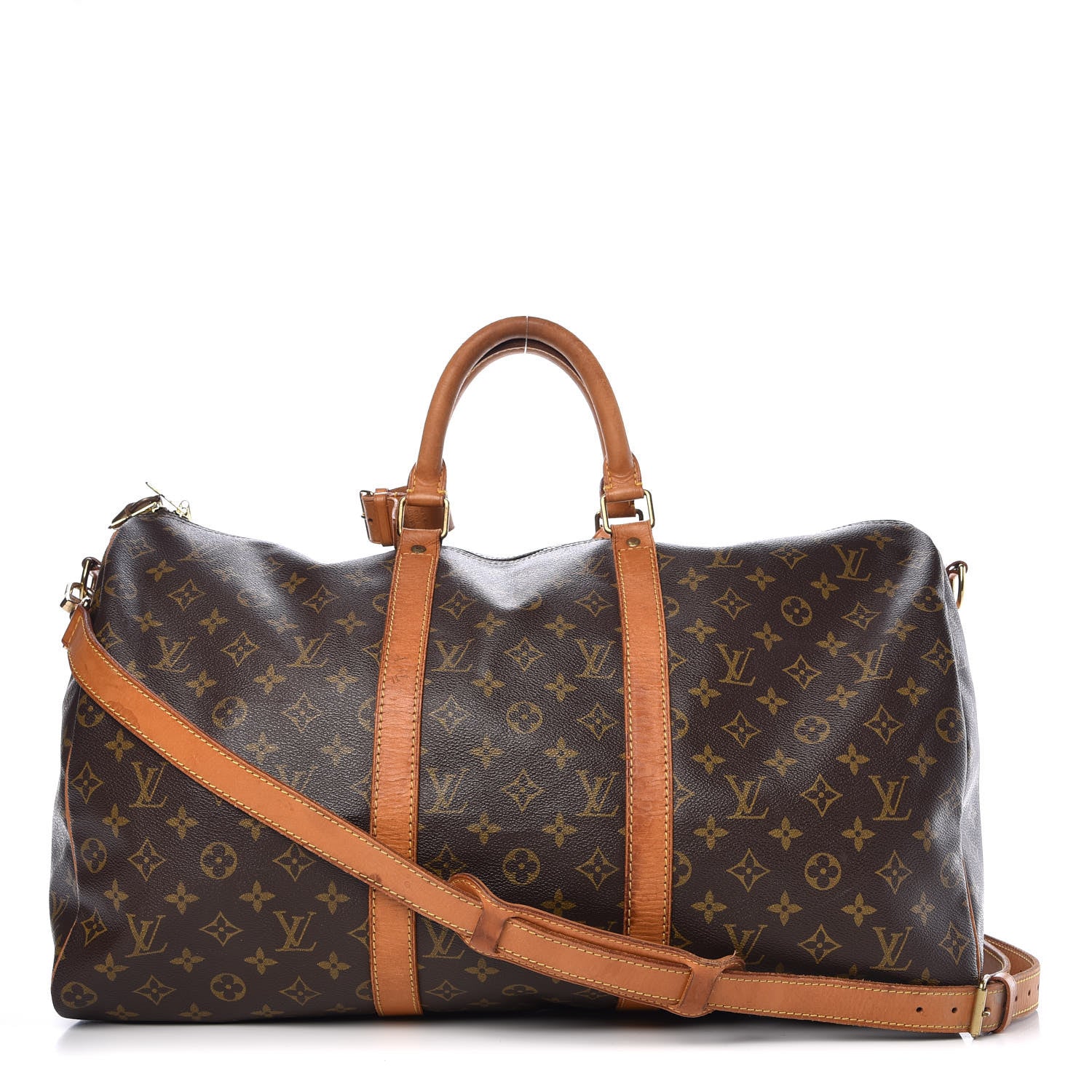 Louis Vuitton Monogram Keepall Bandouliere 50 1 of 20