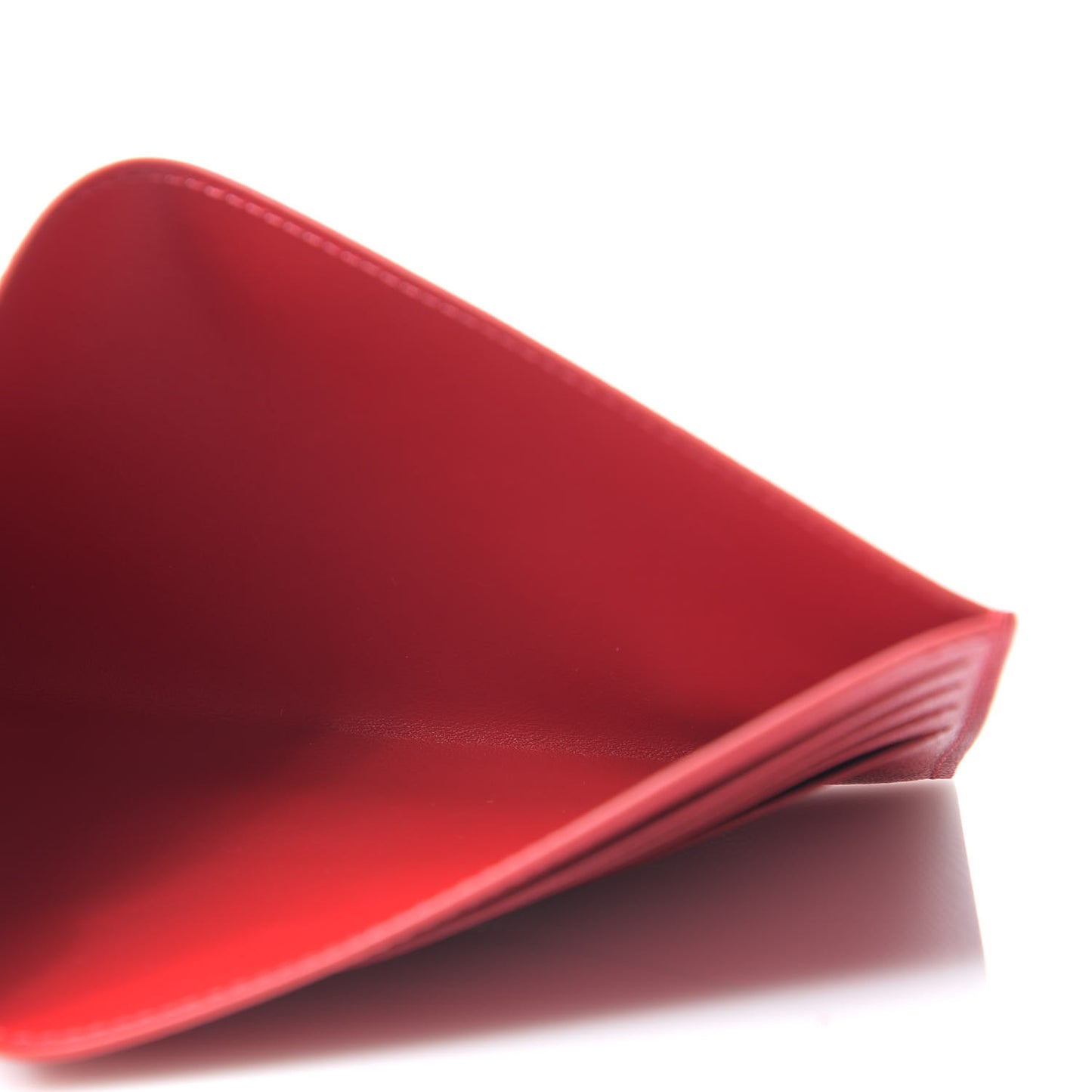 Calfskin Felicie Card Holder Insert Cherry