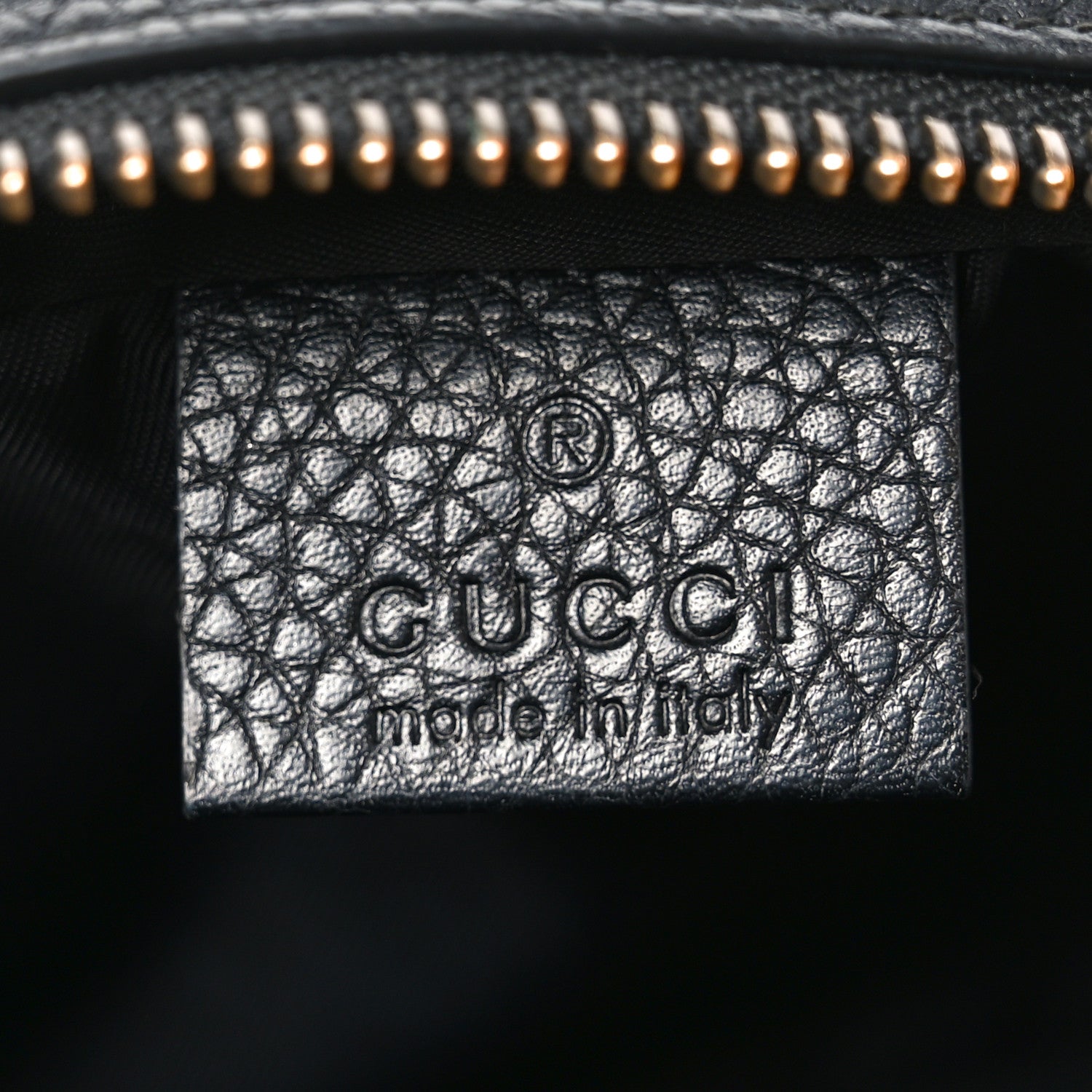 Gucci Pebbled Calfskin Small Soho Disco Bag Black 6 of 10