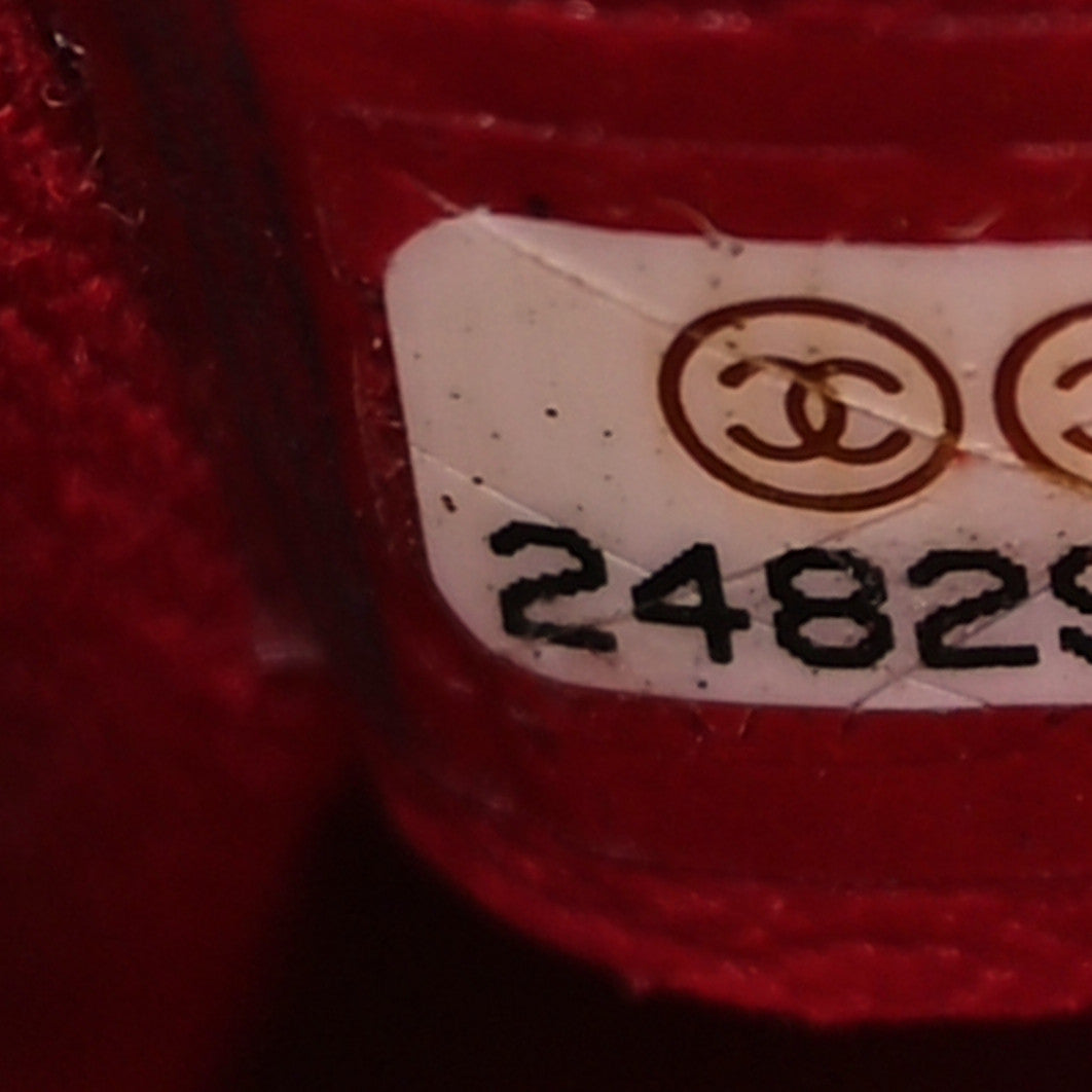 Chanel Aged Calfskin Chevron Quilted Large Coco Handle Flap Black 7 of 9