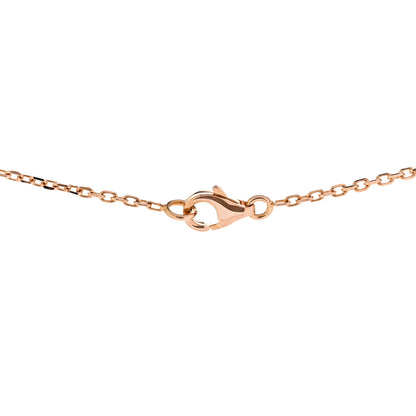 Cartier 18K Pink Gold Diamond Caresse D'Orchidees Par Cartier Pendant Necklace 5 of 6
