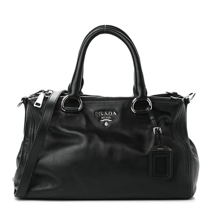 Prada Soft Calfskin Tote Black 1 of 8
