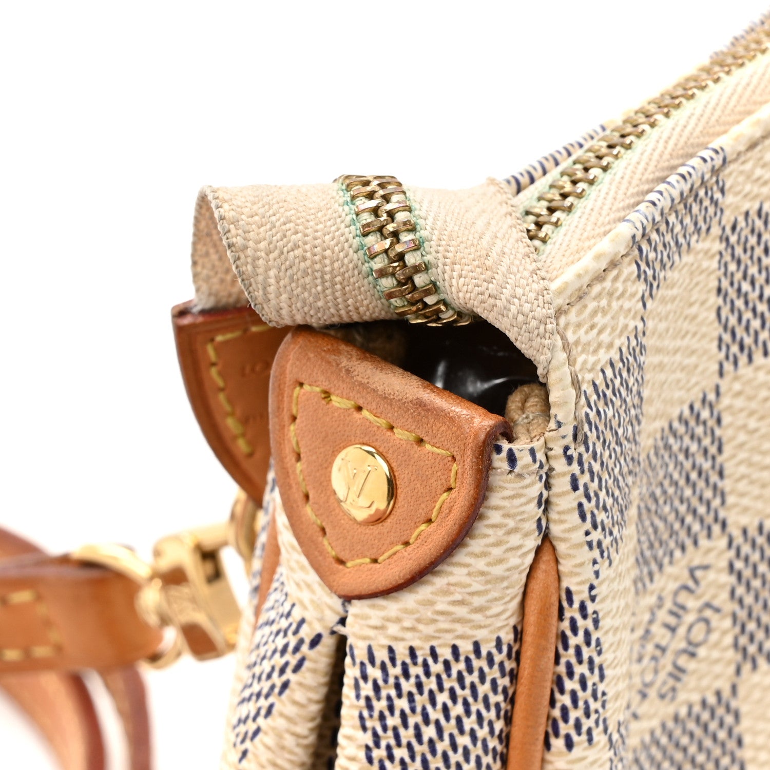 Louis Vuitton Damier Azur Eva Clutch 13 of 14