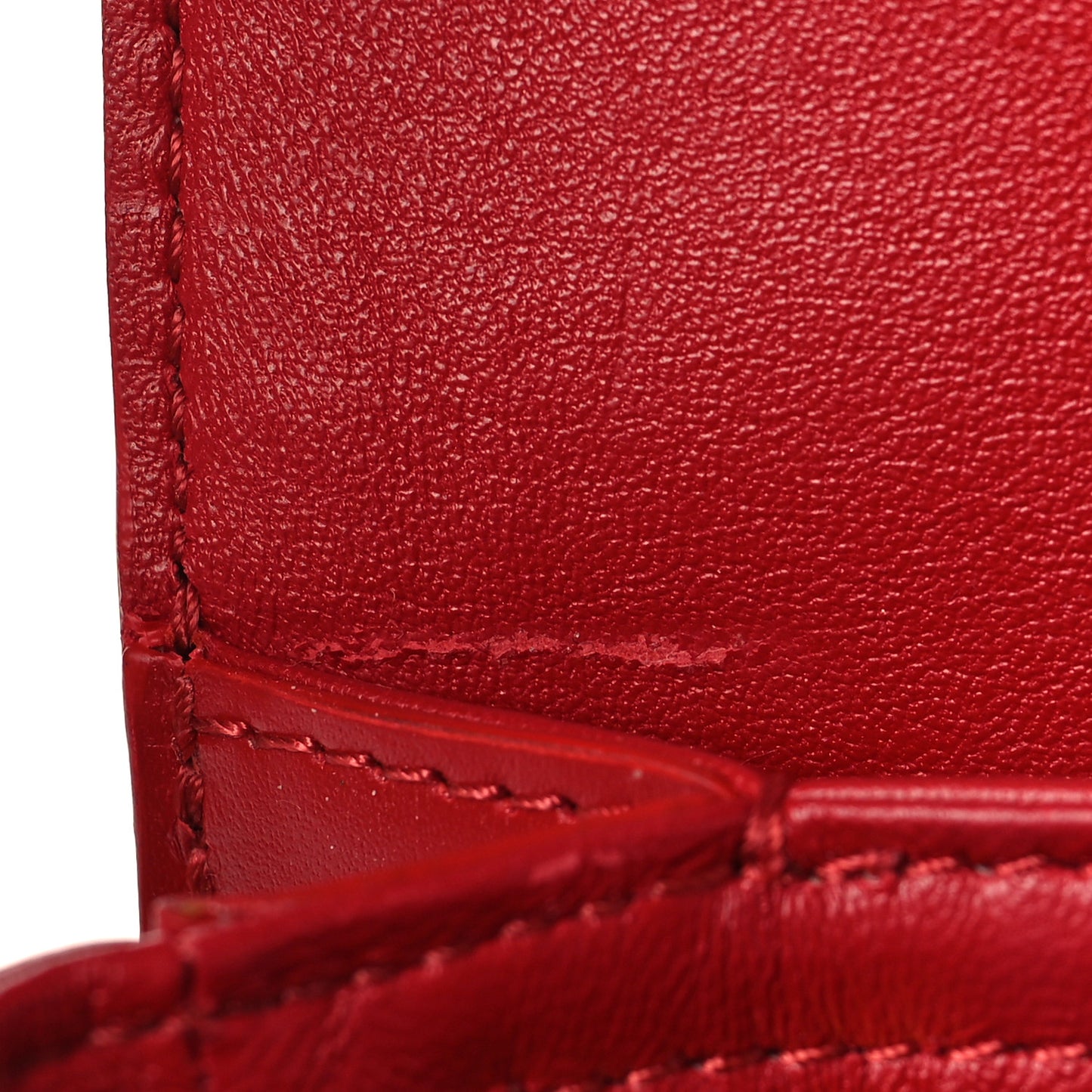 Shiny Calfskin Teen Triomphe Red