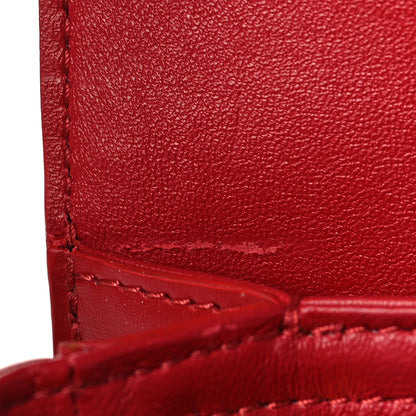 Celine Shiny Calfskin Teen Triomphe Red 9 of 9