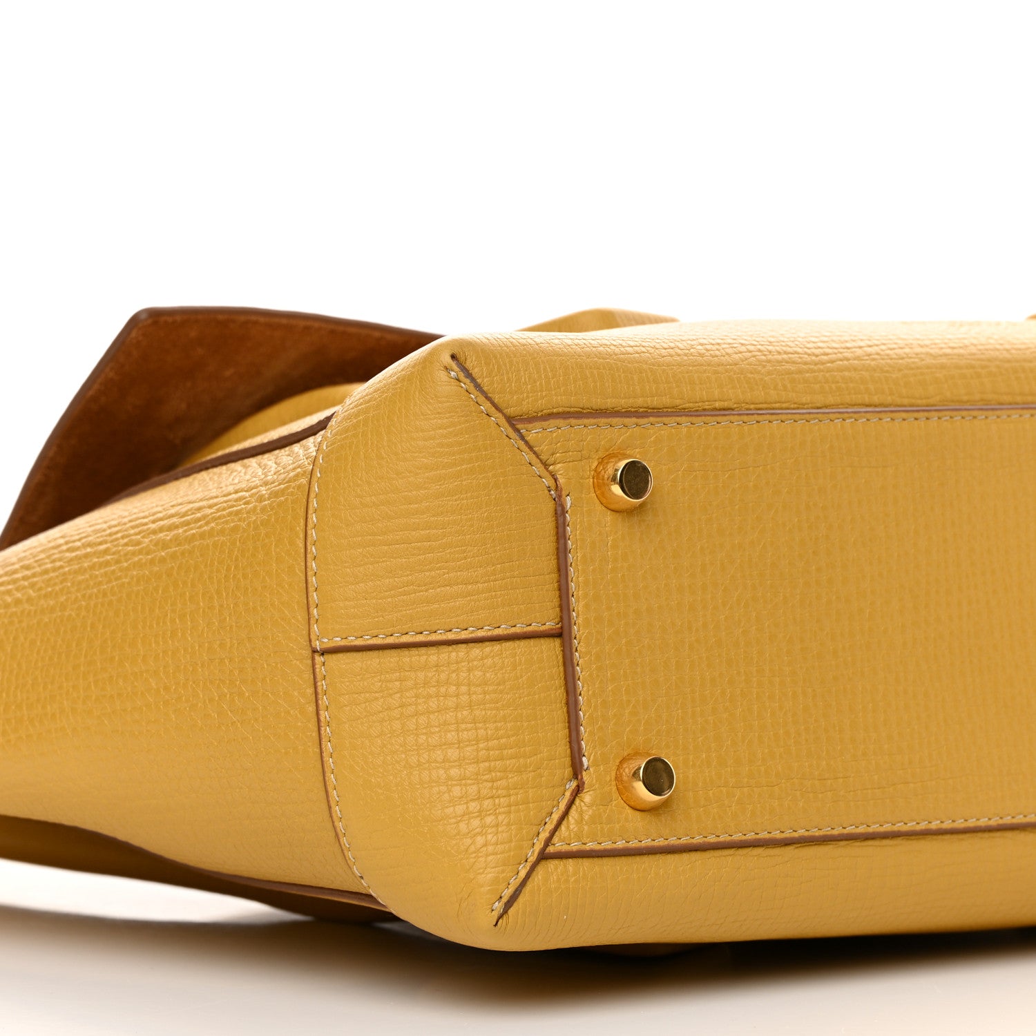 Bottega Veneta Grainy Calfskin Small Arco Curry 9 of 13