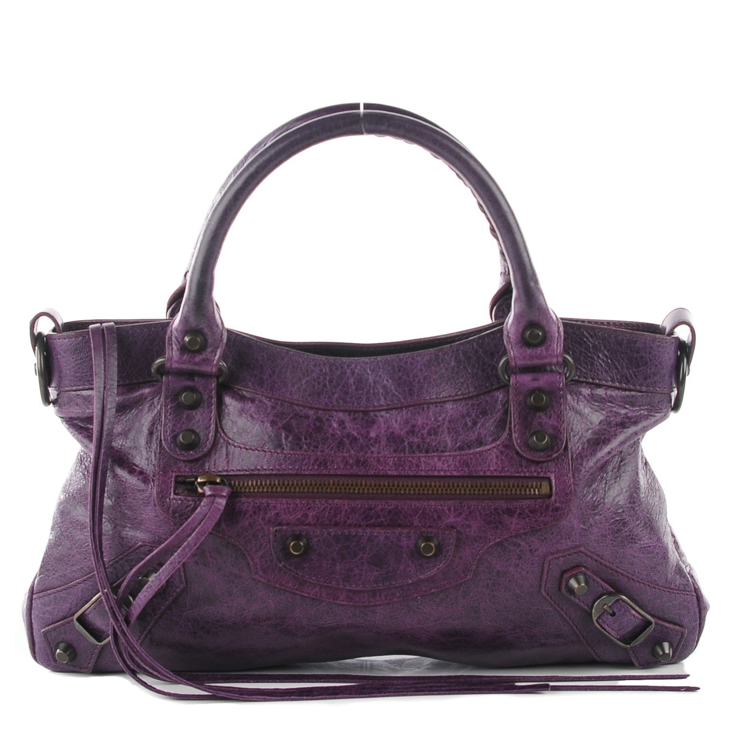 Balenciaga Agneau Classic Hardware First Raisin 1 of 12