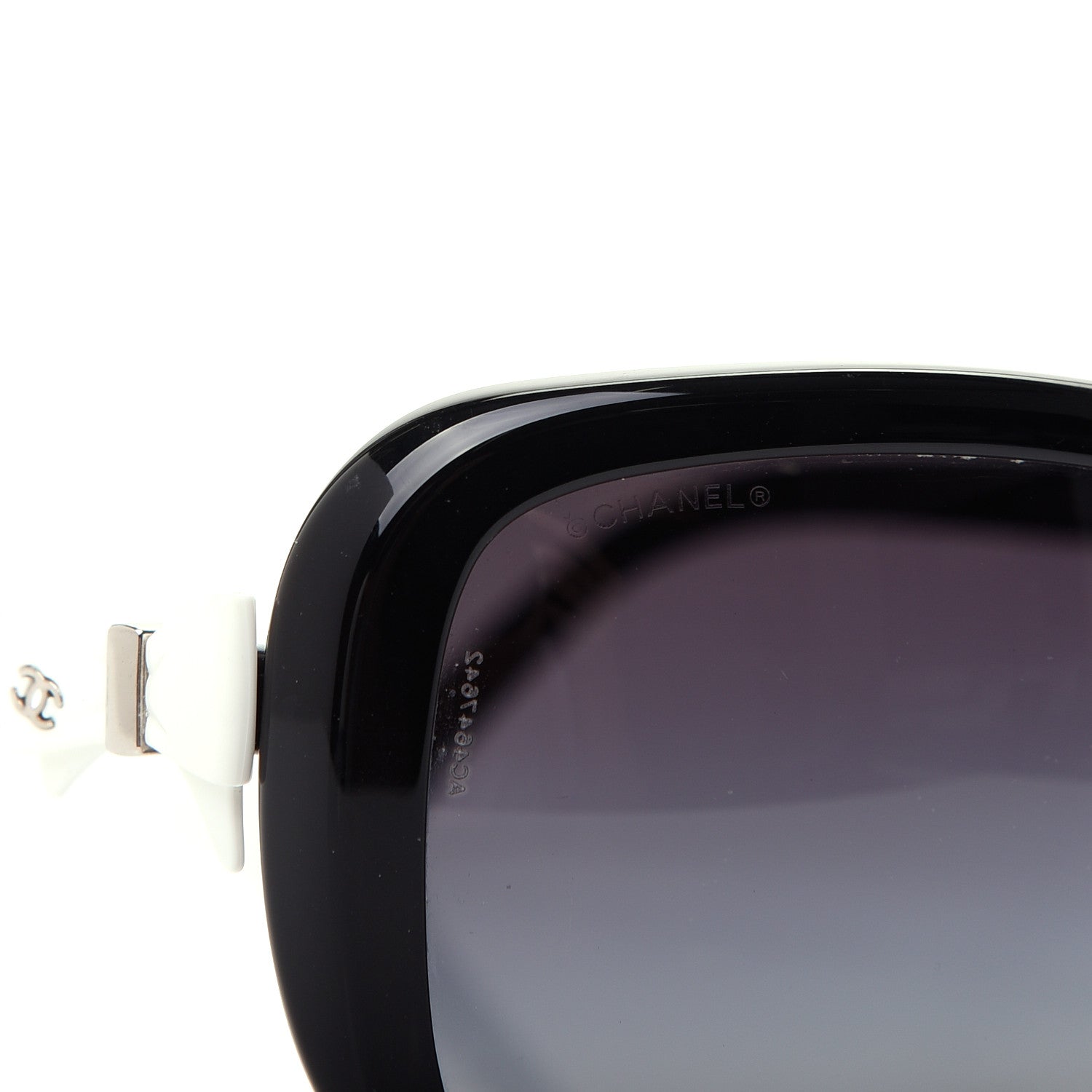 Chanel Acetate CC Bow Sunglasses 5170 Black 7 of 8