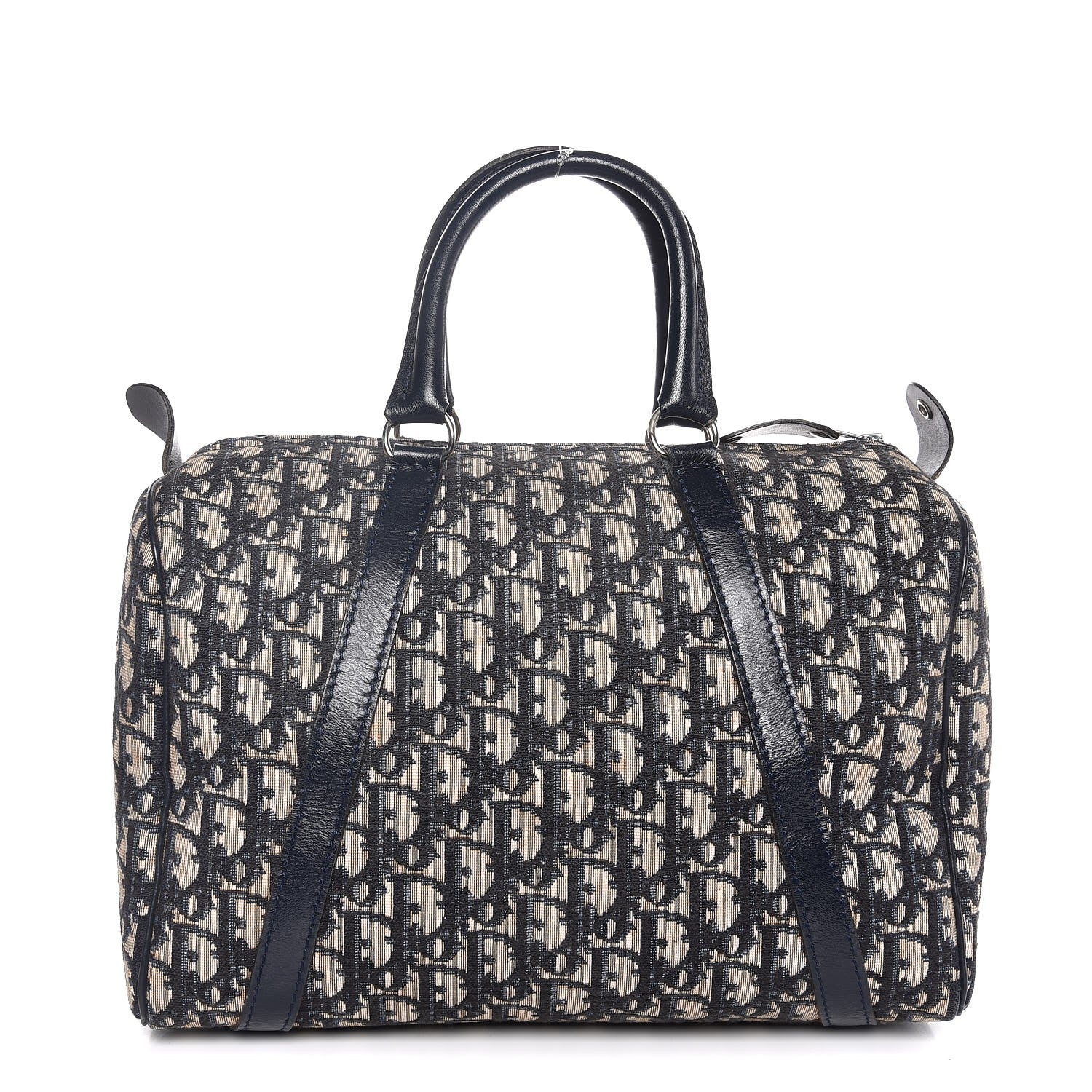 Christian Dior Monogram Boston Navy Blue 1 of 7