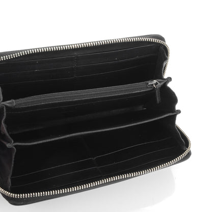 Gucci Guccissima Large Twins Zip Around Wallet Black 5 of 7