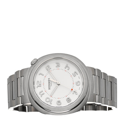 Hermes Stainless Steel 36mm Cut Automatic Watch 2 of 5