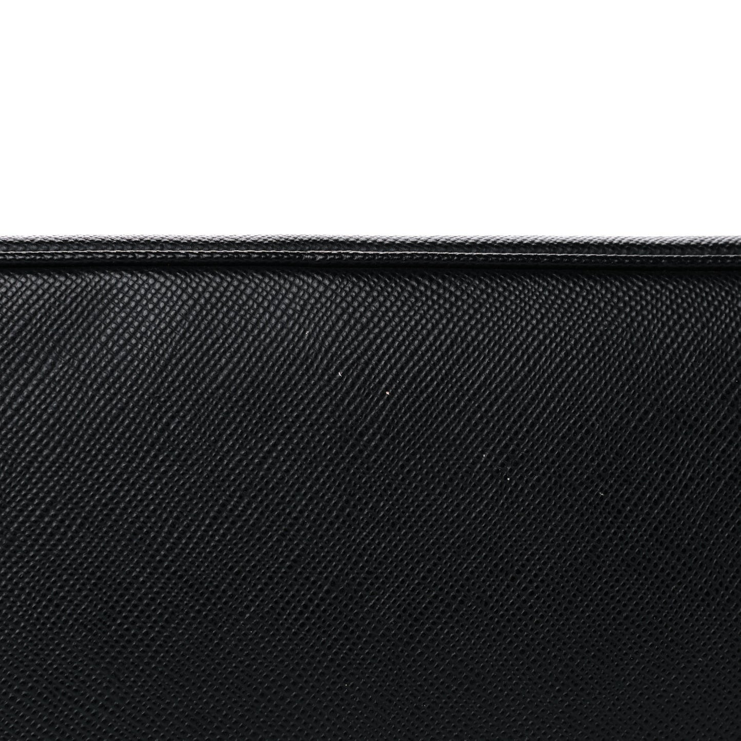 Saffiano Cuir Small Double Bag Black