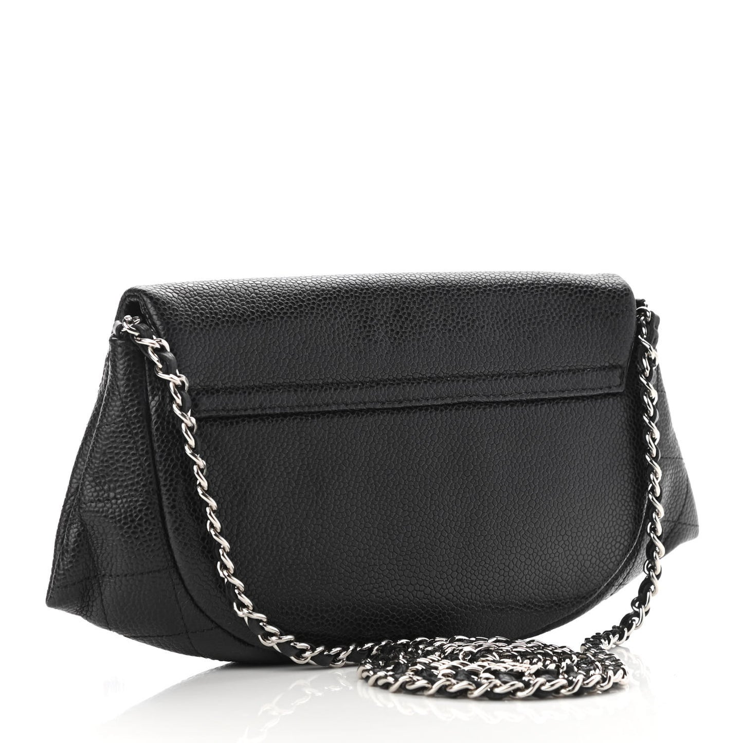 Caviar Half Moon Wallet On Chain WOC Black