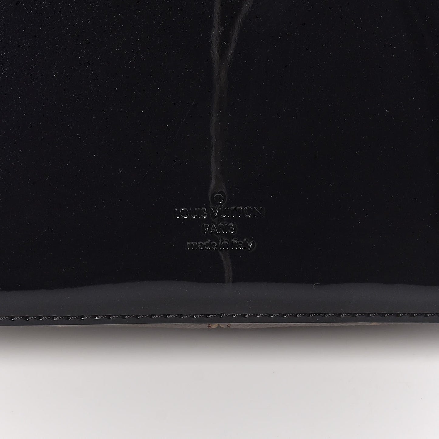 Patent Calfskin Monogram Cherrywood BB Black