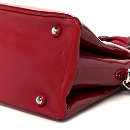 Miu Miu Vernice Nappa Shoulder Bag Cherry 10 of 10