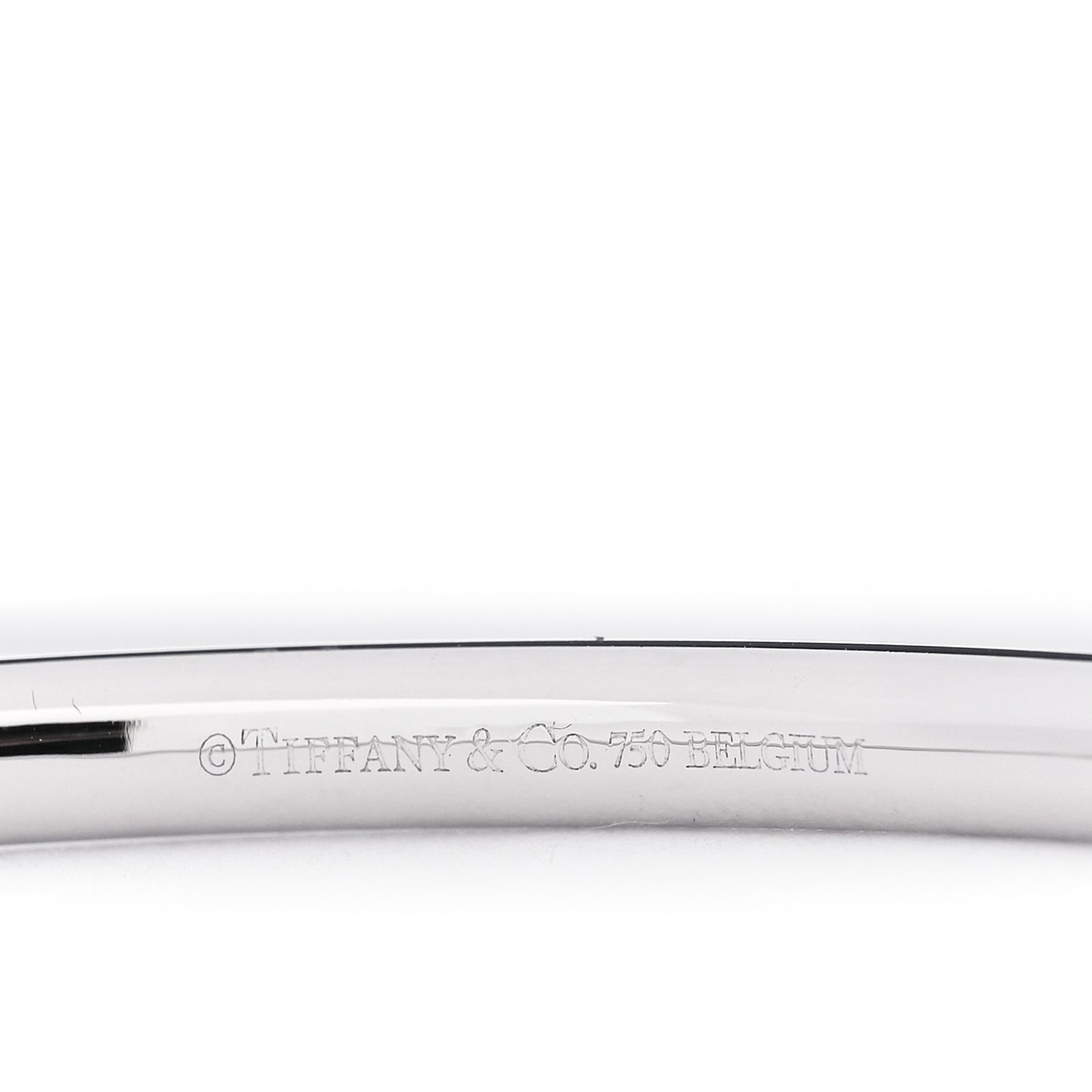 18K White Gold Diamond Metro Three-row Hinged Bangle Bracelet